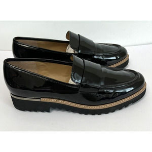Franco Sarto Chadwic Patent Leather Loafers Size 9M